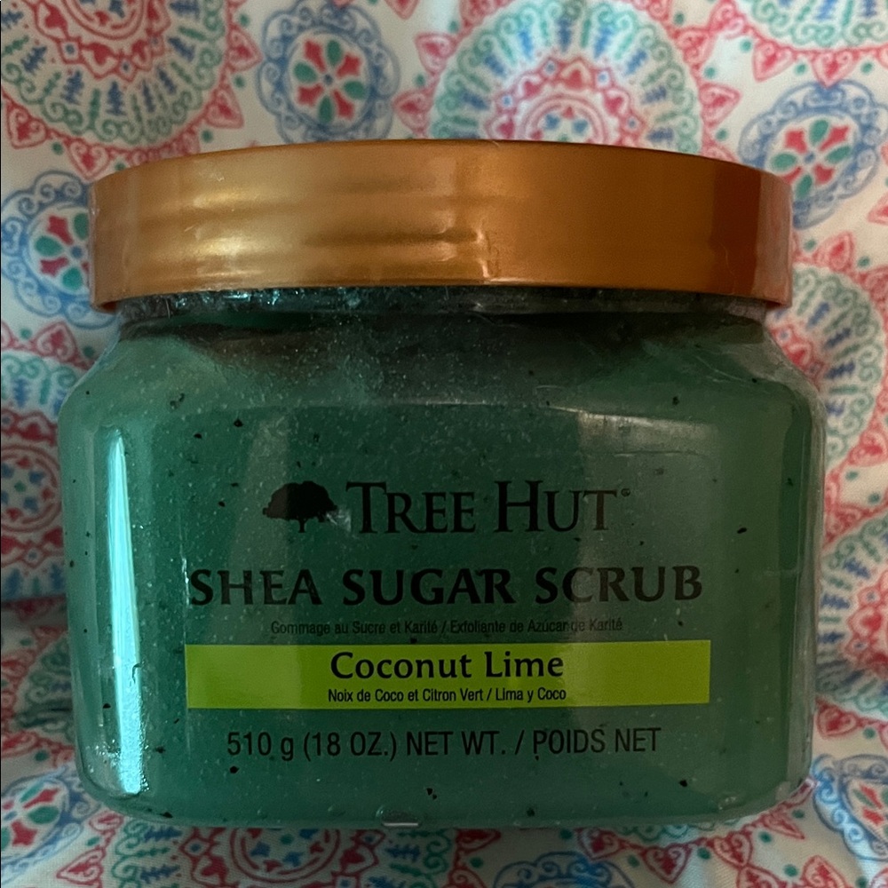 Tree Hut Coconut Lime Shea Sugar Scrub - Green